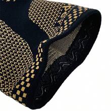 2 piezas de mangas de rodilla de fibra de cobre para hombre y mujer, negro, tallas S/M/L/XL/2XL, accesorios de gimnasio rodillera deportiva de fitness con protección de iones de cobre