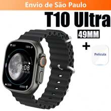 2025 T10 Ultra Smartwatch 1:1 Original Screen Series 9 2.2 Inch Bluetooth Waterproof 49mm - Black - View 1