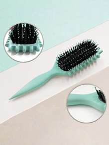 1PC Bounce Hollow Combs Curl Define Styling Brush Smooth Hair Fluffy Comb Massage Home Hair Styling Tool Combs For Woman,Hair Brush,Comb,Hair Tools,Hair Products And Accessories For Barber Salon Beauty Travel Essentials,Back To School,Travel Holiday Essentials,Hair Accessories For Women