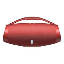 22cm Boombox Mini 3 High Powerful Radio Speaker USB, Aux - 紅色 - 查看 1