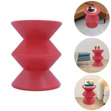 2 Tier Side Table For Couch, Sofa & Chair, Sofa Stool Small Night Stand, Decor End Table For Coffee Living Room, Bedroom, Indoor & Outdoor White/Black 14.57*14.57*10.63in - 彩色 - 查看 8