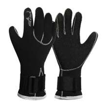 3mm Neoprene Diving Gloves, Neoprene Diving Gloves, Thermal Anti-Slip Scuba Gloves, Wetsuit Gloves, Water-Resistant Gloves For Snorkelling,Swim,Scuba Diving, Water Sports For Men Women
