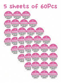 60pcs/120pcs "Extreme Happiness" Round Stickers Labels Self-Adhesive Labels Handmade Stickers Decorations Suitable For Festivals, Business Or Personal Use
