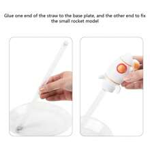 1 件创意火箭云小夜灯带 DIY 材料套件，宇航员太空小夜灯，床头氛围灯，适合儿童、男士、男孩和朋友的生日礼物 - 彩色 - 查看 5