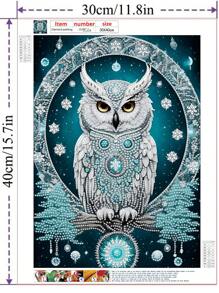 1pc Diamond Painting Kit, DIY 5D Special Shape Crystal Diamond Partial Diamond Embroidery Mosaic Handcraft, Inspiring Creativity For Home Wall Decor Art, Frameless