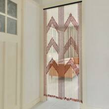 Bamboo Wood Beaded Curtain, Bamboo And Wooden Doorway Curtain, Door Curtain 190*90cm