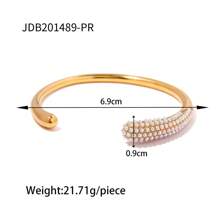 18K Gold Stainless Steel Bracelet For Women New Style Simplicity Subtlety Paper Clip Chain Lightweight Luxury Bracelet Jewelry Daily Wear