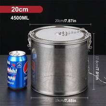 1 pieza Bola de malla de acero inoxidable anti-fugas para especias, bola de té, infusor de té, filtro de té premium, separador de té creativo, accesorios de cocina, herramienta de cocina - Multicolor - Ver 10