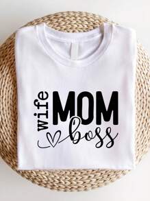 Mom Wife Boss Shirt, Mom Life Sweatshirt, Mom Vibes Hoodie, Mom Gift, Mother's Day Shirts, Girl Mom Sweatshirts, New Mom Hoodies, Best Mom. SD-2384
