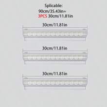 Organizador de pedidos para llevar de cocina de 30cm-150cm, soporte para billetes, pedidos para llevar de PVC y estante para billetes de restaurante para cafeterías y pubs de oficina