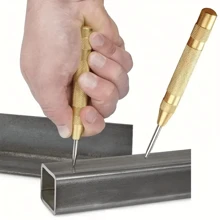 1 st. Automatische Center Hammer-Style Glasbreker, Inkeping Impactor, Hoge Hardheid Impactor, Metalen Positie Marker Impactor