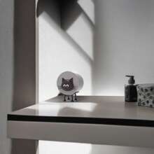 Cat Toilet Paper Holder - Funny Toilet Paper Holder, Free Standing Bathroom Set - 3D Printed Black Cat Toilet Paper Holder - Interesting Tissue Roll Storage - Cute Bathroom Decor