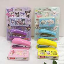 Sanrio New Cartoon Sanrio Stapler Stationery Set, Cute Cartoon Melody Student Scribble Tools Stapler