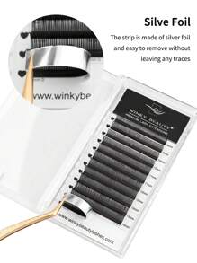 Winky Beauty 12 pares de racimos de pestañas florales 5D de estilo de hada, de rápido florecimiento, adecuadas para cosplay, cómics, anime, Halloween, etc. Hebras suaves, material de visón, pestañas individuales esponjosas, volumen en forma de C, pestañas postizas, herramienta de maquillaje, para artistas de pestañas y salones, 0.07mm, forma D, longitud de 8-15mm