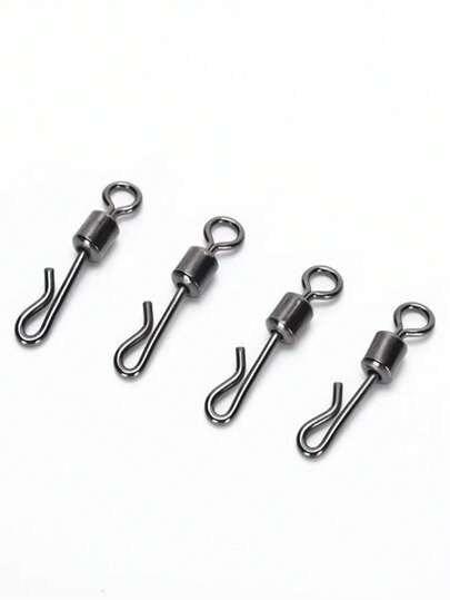 10 buc inele pivotante pentru pescuit în formă de Q, conector american în formă de 8, accesorii pentru pescuitul crapului european