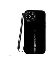 1 件黑色 TPU 飞机图案防震手机壳和 1 件黑色硅胶腕带适用于/苹果手机、配套手机壳、带挂绳的手机壳、腕带手机壳、趣味手机壳、安卓手机壳、手机壳、手机壳、OPPO 手机壳、Galaxy A51 4G、Galaxy A52、A52s 5G 防水防摔防刮 - 彩色 - 查看 5