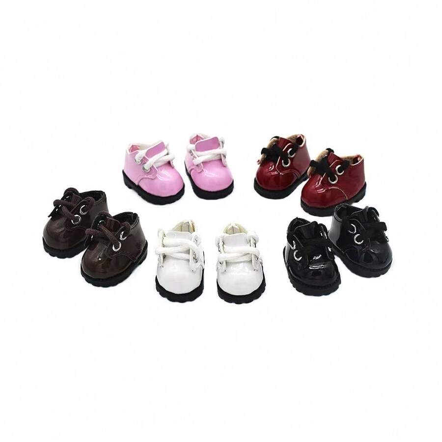 Zapatos de 8cm/3.15in para muñeca BJD, zapatos reemplazables y geniales de 17cm para muñeca - Multicolor - Ver 1