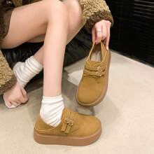 Casual Slip-On Shoes For Women, Bogen Shoes 2025 New Season, Thick Sole Elevator Bogen Shoes