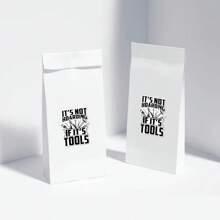 1/2/5 件 [一次性趣味工具箱贴纸] 如果是工具贴纸，那就不是囤积趣味木匠机械师工具箱 | 哑光乙烯基自粘纸，适用于汽车保险杠、笔记本电脑、水瓶 - 一次性、不规则形状、塑料表面兼容、后置 - 彩色 - 查看 4