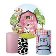 Trio Cylinder Covers + Round Panel 1.50m Farm - K1FZD043 - View 1