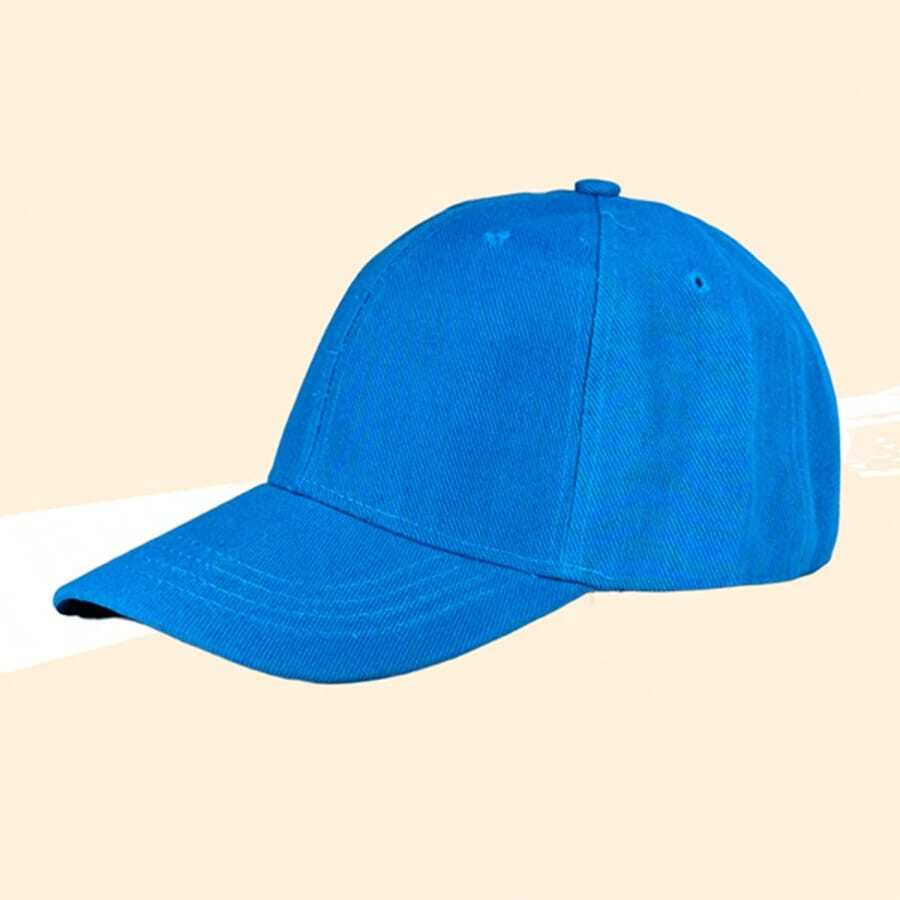 Men's Casual Pure Color Baseball Cap - Azul Cielo - 查看 1
