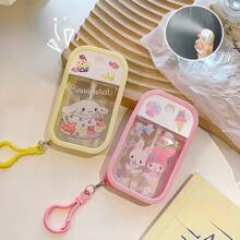 Sanrio 1pc Sanrio Cute Card-Shaped Spray Bottle Fragrance And Sanitizer Portable Fine Mist Sprayer For Travel Makeup Water And Refilling Home Bathroom Decor Summer Back To School