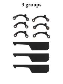 Dispositivo para moldear la nariz, 1/3 juegos: pinza nasal invisible e indolora - Corrector de entrenamiento facial