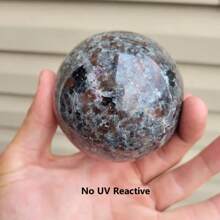 Yooperlite Gemstone Planet Moon Ball: UV Reactive Fire Flame Crystals, Perfect For Home Decoration And Holiday Gifts