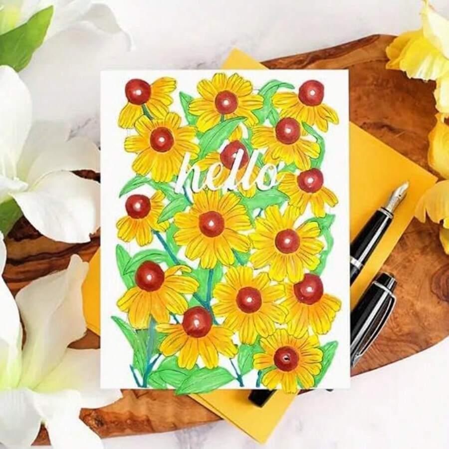 [Spring/Summer] Sunflowers Metal Cutting Dies Stencil, Premium Flowers Die-Cuts Set For Card Making, DIY Scrapbooking, Album Photo Decorations, Paper Crafts Tools