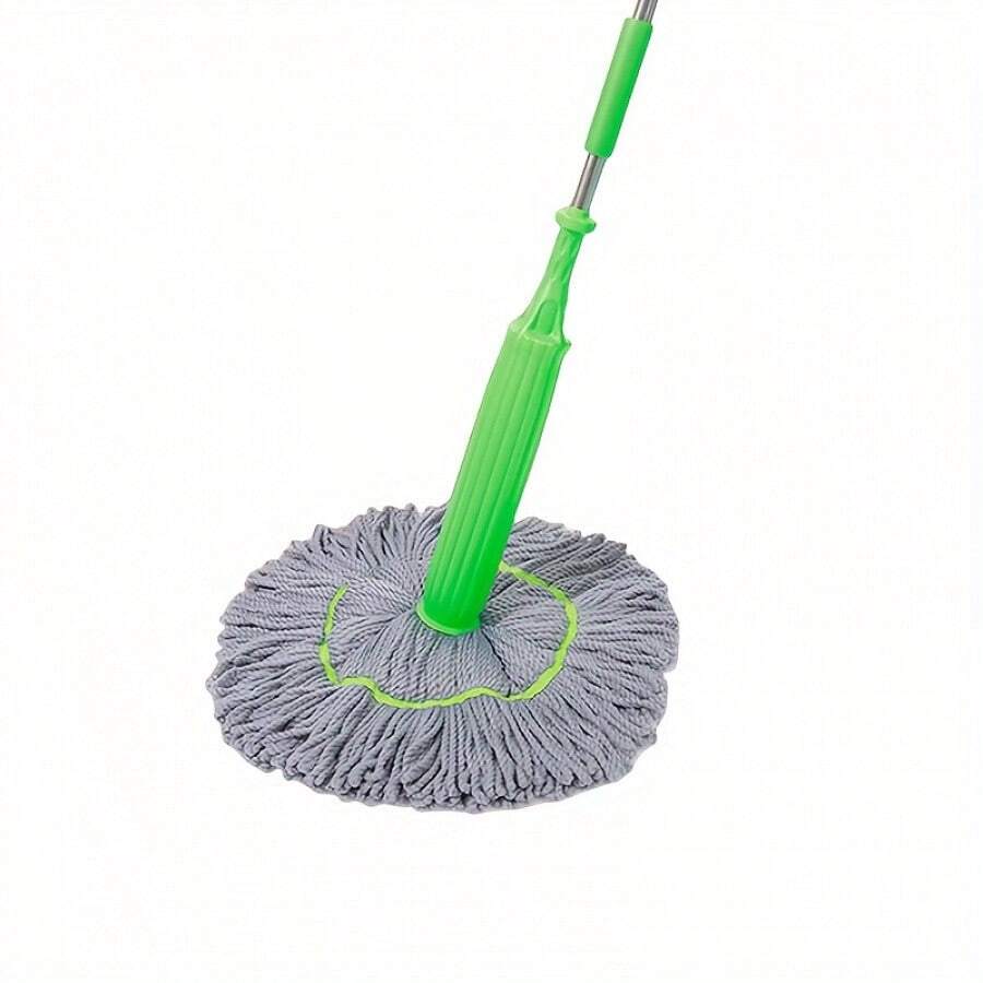 1 Piece Multi-Functional Wet And Dry Mop - Durable, Hands-Free With Rotating Head, Suitable For Easy Cleaning In Living Room/Outdoor - màu xanh lá - Xem 1