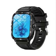 1,96 Zoll Smartwatch für Männer für den Outdoor-Bereich, geeignet als Fitness-Uhr für Smartphones, extra lange Akkulaufzeit, kabellose Anrufe, über 100 Sportmodi/langanhaltend Akku/Musiksteuerung/Nachrichtenbenachrichtigung/Geschenk