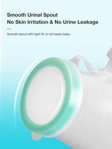 Cofoe 1200ml便携式小便器尿瓶男用尿容器户外旅行应急小便器储尿瓶带夹露营车载老人男士马桶