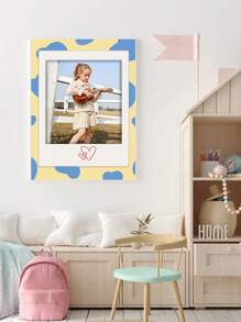 1 Pc, Large Size Custom Canvas Painting, Upload A Photo Of Your Child To Show Your Child's Artistic Expertise And Give Your Child The Greatest Encouragement, Room Christmas Decoration Stuff, Wall Art Poster No Frame, Living Room Sofa Background Decor, Foyer Corridor Decor, Home Decor, Bedroom Decor, Bathroom Decor, Decor Room, Office Decor, School Decor, Art Gift, PVC Rigid Pipe Safety Packaging Gifts Birthday Graduation