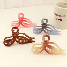 1 cái/4 cái Kẹp tóc nơ ombre Jumbo - Kẹp tóc acrylic dễ thương cho phụ nữ và trẻ em gái, thích hợp để mặc hàng ngày - Nhiều màu - Xem 5