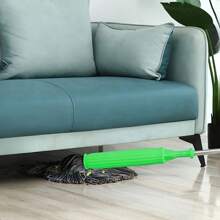1 Piece Multi-Functional Wet And Dry Mop - Durable, Hands-Free With Rotating Head, Suitable For Easy Cleaning In Living Room/Outdoor - màu xanh lá - Xem 8