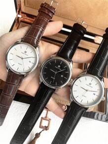 Pablo Raez 1 Stück Herren Uhr berühmte Marke neue Sommer Accessoires Luxus Armbanduhr IPS Silber Mesh Edelstahl Armband Kette 50M wasserdicht Einfacher Kalender Uhr Herren Stahl Lässig Mode Quarz Uhr Mikrofaser Leder weich & atmungsaktiv Einfache Zeiger Römische Ziffern & Strichskala Schwarz Hochwertiges Geschäfts Armbanduhr für den täglichen Gebrauch Lehrer Geschenke Stunden für Vater oder männlichen Freund Geburtstag Abschluss Hochzeit Geschenke - Einheitsgröße - Übersicht 10