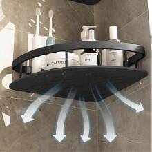 一個浴室三角籃吸盤吸壁式太空鋁淋浴房三角形免打孔衛生間轉角置物架