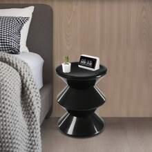 2 Tier Side Table For Couch, Sofa & Chair, Sofa Stool Small Night Stand, Decor End Table For Coffee Living Room, Bedroom, Indoor & Outdoor White/Black 14.57*14.57*10.63in - 彩色 - 查看 16