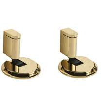 1pc Quiet Windproof Stainless Steel Magnetic Door Stopper - Invisible, Adjustable Strength For Secure Closure