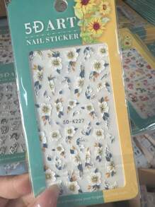 Gold Foil Nail Stickers With Adhesive Backing, Suitable For Nail Art, Scrapbooking, Phone Cases