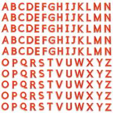 130片A-Z字母涤纶无纺布刺绣字母贴片，熨烫式，适合所有季节，夏季、学校等场合均可使用。 - 9921 - 查看 9