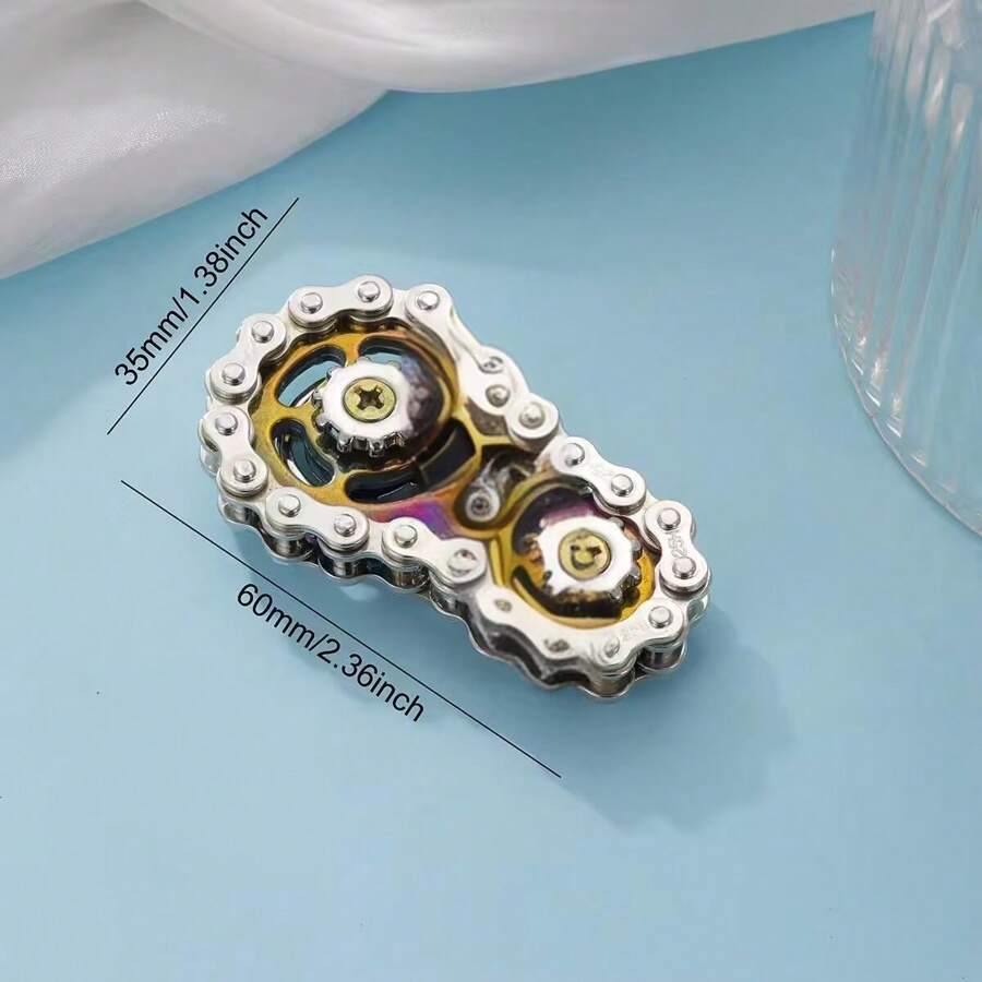 EDC Anti-Stress Metal Gear Linkage Gyro Rotary Reduction Stress Relief ...