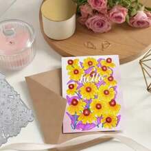 [Spring/Summer] Sunflowers Metal Cutting Dies Stencil, Premium Flowers Die-Cuts Set For Card Making, DIY Scrapbooking, Album Photo Decorations, Paper Crafts Tools