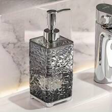 1 件豪华泡沫洗手液分配器 - 可再填充浴室沐浴露瓶带按压泵家居浴室装饰秋季装饰返校 - 彩色 - 查看 7