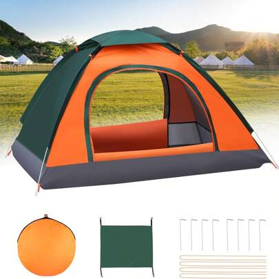 COSANSYS NEW 2025 LARGE 200*200*135CM Camping Tent Automatic 3-4 Person Instant Pop Up Tent Family Waterproof Backpacking Hiking Camping Tent Instant
