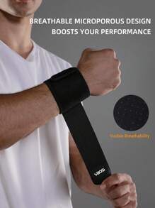 VBOSI 1 Piece Women Men Elastic Wrist Wraps Weight Lifting Brace Guard Band For Gym, Fitness Protection, Barbell Strap