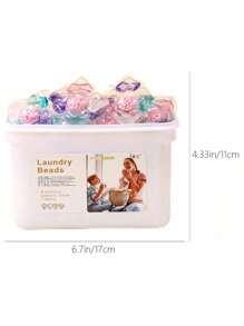 50 Capsules Bags Of Liquid Soap Bags For Washing Clothes With Flower Scent - Colors - View 2