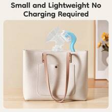 Manual Breast Pump Set With Piston Pump System - Including 150 Ml Bottle And Teat, Plastic, Suitable For Breastfeeding And Milk Storage Accessories For Ages 14+