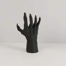 1 pieza Soporte para joyas en forma de mano de demonio gótica - Organizador de joyas de material plástico con ganchos decorativos, decoración de hogar vintage Vuelta al cole