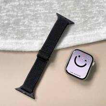 1 paquet de bracelet boucle solo extensible compatible avec pour femmes et hommes en 41 mm, 38 mm, 40 mm, 42 mm (série 10). Bracelet en nylon souple, élastique et tressé, compatible avec les série 10, 9, 8, 7, 6, 5, 4, 3, 2, 1 et SE Ultra